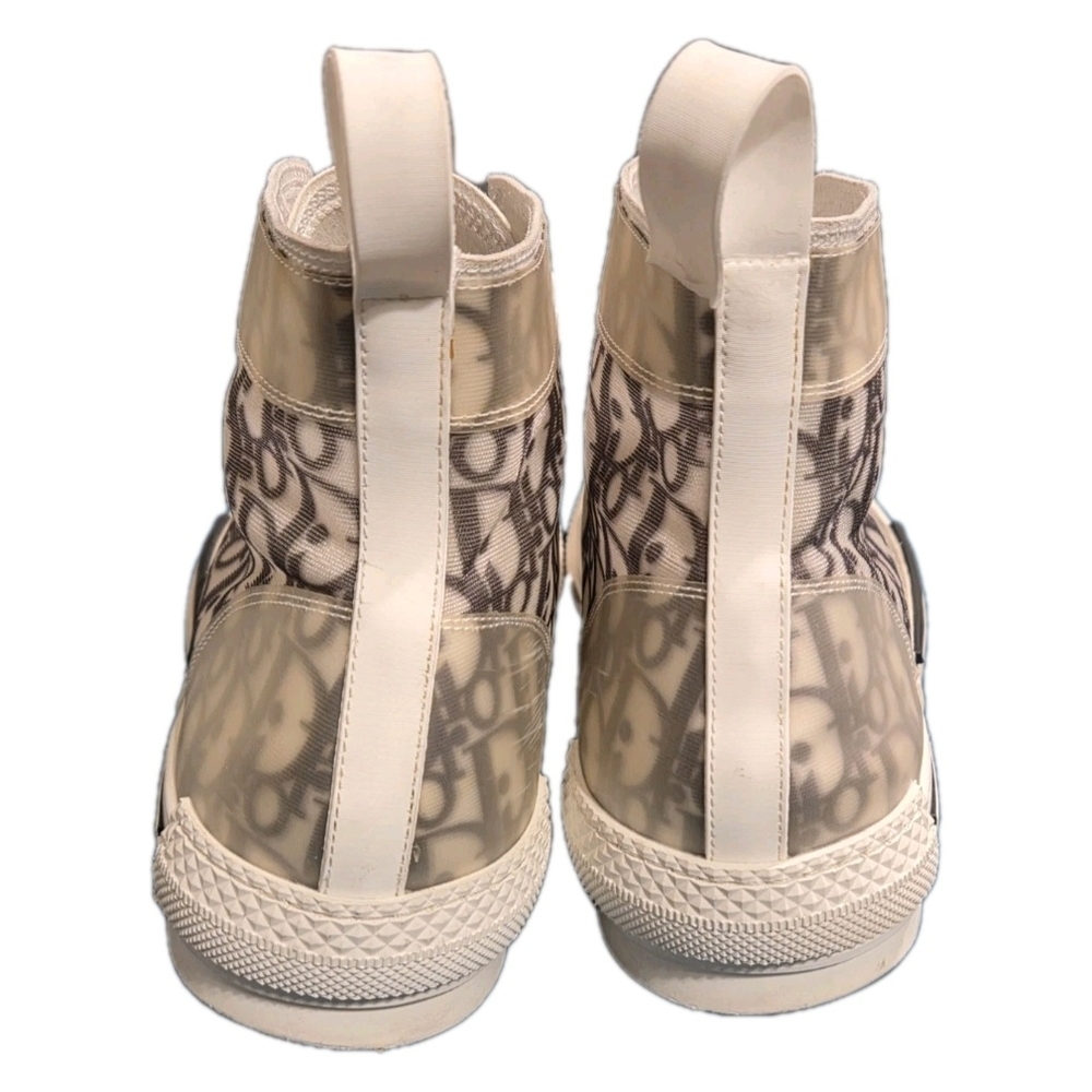 DIOR B23 League High-Top Sneaker White and Black Dior Canvas US Size 12 EU 45 - Picture 7 of 16